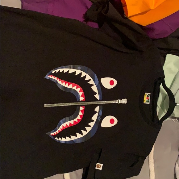 Bape shark silver zipper - Picture 1 of 3